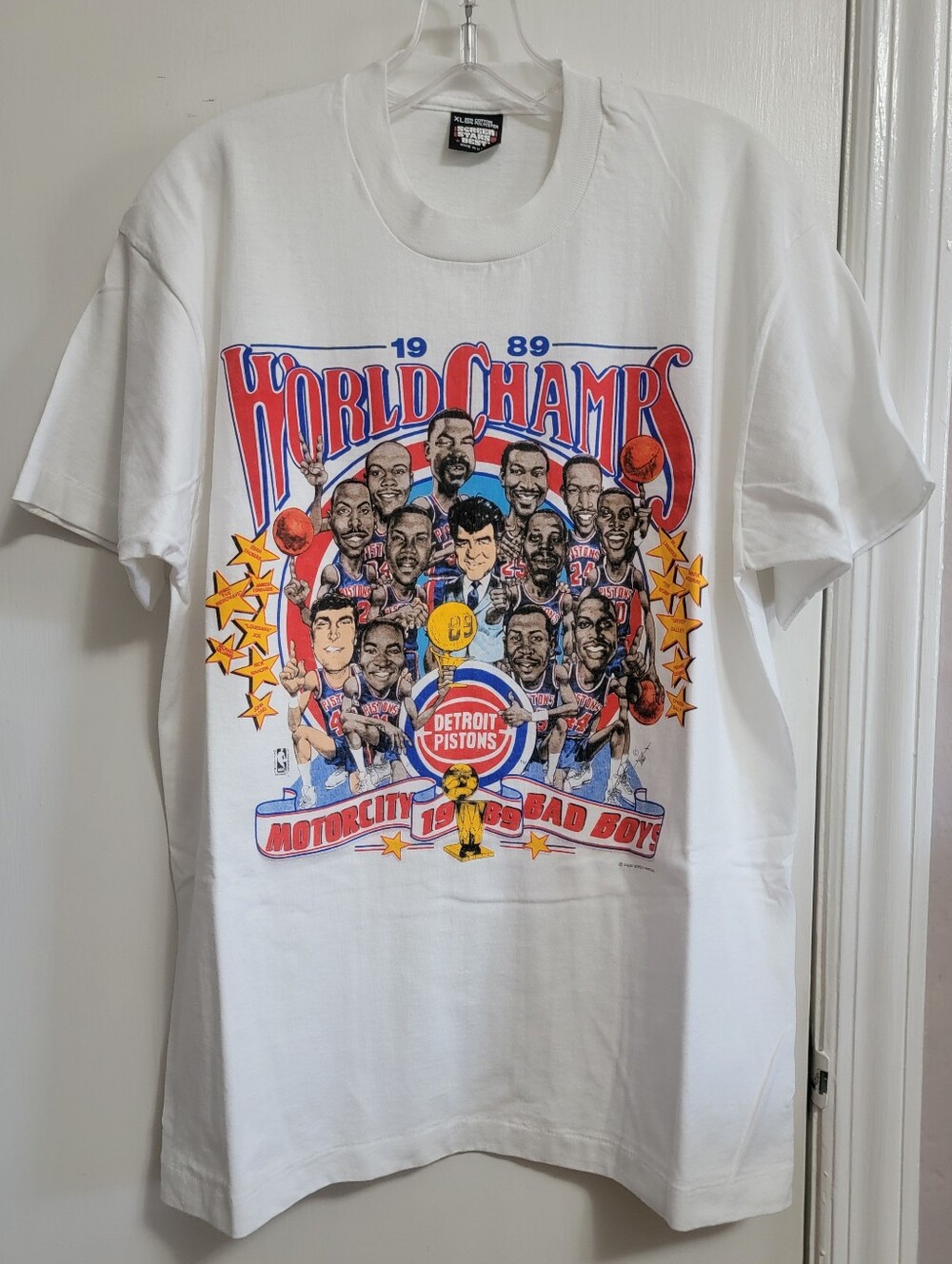 Detroit Pistons vintage 1989 championship tee